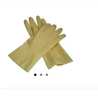 Guantes de goma satinados