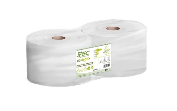 Rollo de ceulosa industrial 2 capas Ecológica