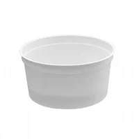 Envase translúcido de polipropileno redondo de 450 ml