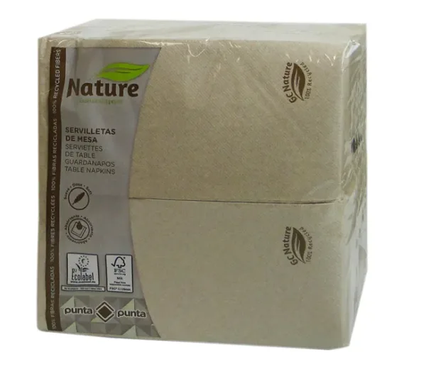 Servilleta de papel 2 capas 30x40 plegada 1/6