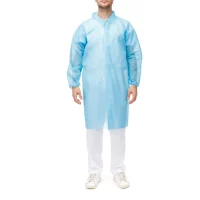 Bata de polipropileno 35 g con cierre velcro