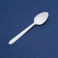 Cucharillas de plástico desechables para café y té en hostelería