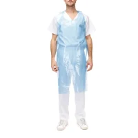 Delantal de polietileno LDPE 0,04 mm azul
