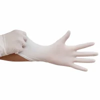 Guantes látex desechables elásticos para médicos, higiene y manipulación