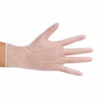 Guantes de vinilo transparentes desechables para higiene médica y alimentos
