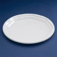 Plato redondo de plástico banco 17 cm