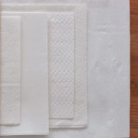 Tovallons de paper tissue blanc 30x30 1 capa